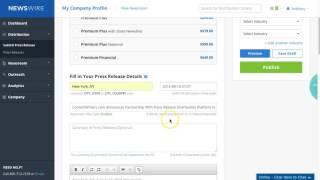 Newswire Tutorial - How to Submit a Press Release on Newswire