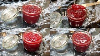 Easy Homemade Raspberry Jam | وصفة مربى التوت
