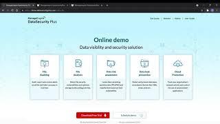 ManageEngine DataSecurity Plus product demo