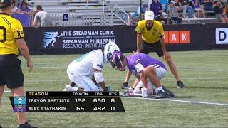 Trevor Baptiste vs Alec Stathakis | NY Atlas vs PHL Waterdogs | PLL Faceoff Highlights | 8/17/24