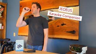 JEOEUS Karaoke Companion, a fun portable cordless microphone set #karaoke #fun #cordless