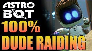 Astro Bot 100% Guide - Dude Raiding - Alle Bots - Alle Puzzle