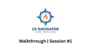 CE Navigator Walkthrough | NYSDA Webinar 1 Recording
