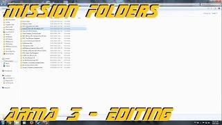 ARMA 3 Editor - Mission Folders