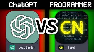 ChatGPT vs. REAL Programmer... Who Will Win?