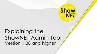 ShowNET Admin Tool 1.38 explained, including Zone Setting and Setup & Store mode | Laserworld