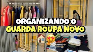 VLOG | tidying up clothes | organizing the new wardrobe