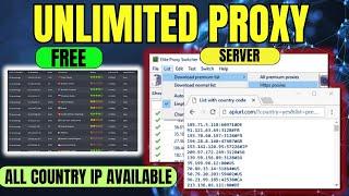 BEST Residential Proxy | How to Get Unlimited free Proxy in All Country | Free Proxy | Fast internet