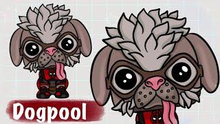 How to Draw Dogpool (Step-by-Step Tutorial)