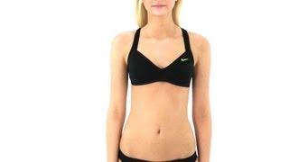 Nike Women's Bondi Solids Racerback Bra Top | SwimOutlet.com