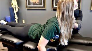 *DRY NEEDLING* Low Back & Hip Pain Chiropractic Adjustment Relief | ASMR Cracking
