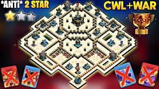 CWL & WAR OP TH17 BASE LINK| NEVER 3 STAR TOWN HALL 17 WAR BASE LINK - Coc Base Link 2025