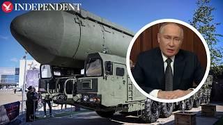 Putin says Russia tested new intermediate range missile in strike on Ukraine