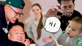 Meet our NANNY! - Baby Q's First Haircut - BTS of Me and David's First LIVE SHOW!