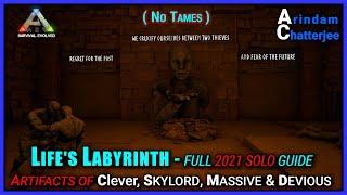 Ark Ragnarok - 2021 Full Life's Labyrinth SOLO Walkthrough ON FOOT  - S2E209