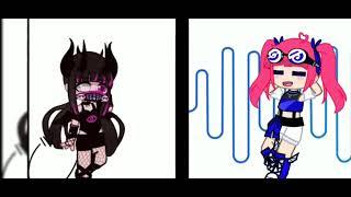 Gacha fnf battle{fake collab}with midnight Glitch And ItzAmy