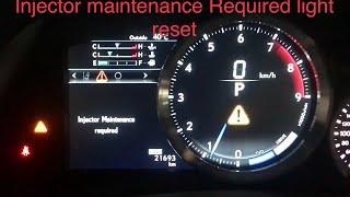 How To Reset Injector Maintenance Required light In Lexus RCF ,NX RX 2013 to 2019 In Hindi