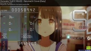 Harumachi Clover ( FC Silver SS rank FL, DT, HR ) osu!