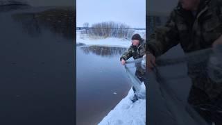 Даже зимой в Сибири можно ловить в кастинг #casting #fishing #рыбалка #кастинговая