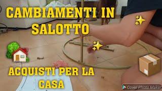 CAMBIAMENTI IN SOGGIORNOACQUISTI PER LA CASA#home #shopping #arredocasa