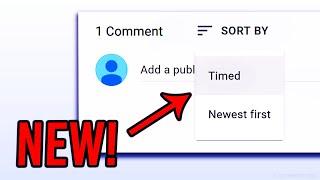 YouTube Is Testing TIMED COMMENTS! (new feature!)