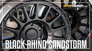 Black Rhino Sandstorm wheels from MotorHeader India