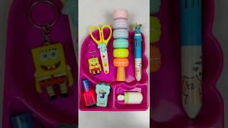 Plate full of toys & Stationery Erasner, Hilighter, Keychain, Scissor, Pen #stationary #toys