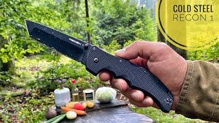 Лесная кухня, тест Cold Steel Recon 1 Tanto