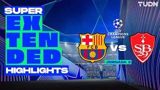 SUPER EXTENDED HIGHLIGHTS | Barcelona vs Stade Brestois | UEFA Champions League 24/25 | TUDN