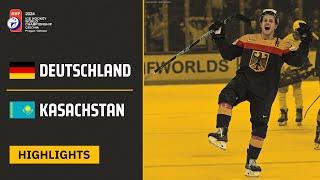 Deutschland vs. Kasachstan | Highlights - 8. Spieltag, Eishockey-WM 2024 | SDTV Eishockey