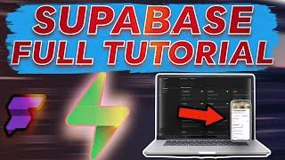 Supabase Comprehensive Tutorial: Build POWERFUL NoCode Apps QUICKLY With This FREE Backend!