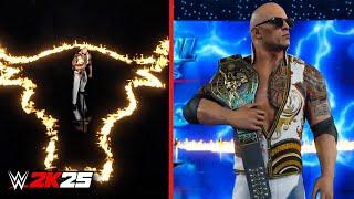 WWE 2K25 - The Rock ''THE FINAL BOSS'' Official Entrance!