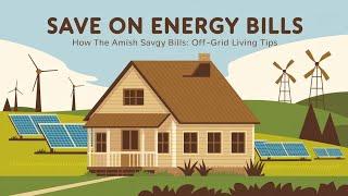 How the Amish Save on Energy Bills |Off-Grid Living Tips for Lower Utility Costs|Tips to Lower Costs