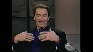 Arnold Schwarzenegger on Late Night (1989)