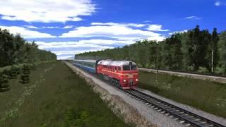 [Trainz 2012 3.7] Форсажный разгон до 100км/ч на М62-1845