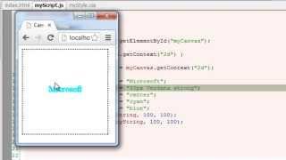 Drawing Text on Canvas: HTML5