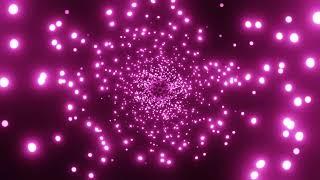 Pink Bokeh VJ LOOP NEON - Tunnel Abstract Background Video Simple Light Pattern 4k Screensaver