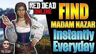 How to FIND Madam Nazar Instantly Everyday in Red Dead Online!