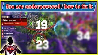 You are underpowered! How to fix this problem! Fortnite stw tips