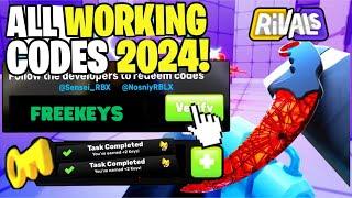 ALL WORKING RIVALS CODES AUGUST 2024 | ROBLOX RIVALS CODES (NEW CODES)