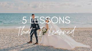 5 Lessons I've Learned As A Wedding Photographer | 12 Days of Christmas: Wedding Photography Edition