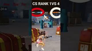 CS RANK 1VS4 Impossible grandmaster player #shorts #short #viral