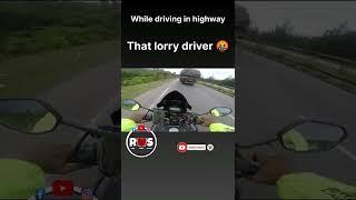 That Lorry Driver #accident #liveaccident #nibbadriver #hondasp125 #lorrydriving #nibbarider