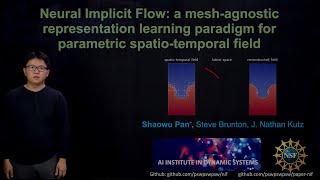 Neural Implicit Flow: a mesh-agnostic dimensionality reduction paradigm of spatio-temporal data