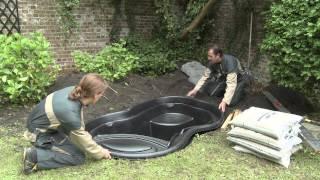 Installation Ubbink ready-made pond