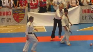 IFK 5th World Tournament Karate knockdown - Florin Sabo VS Seyed Yousef Hosseini