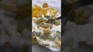 Фруктовый салатик #like #food #cookingshorts #вкусно #cooking #cookingtutorials  #recipe