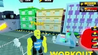 PROMO CODES В STRONGMAN SIMULATOR ROBLOX