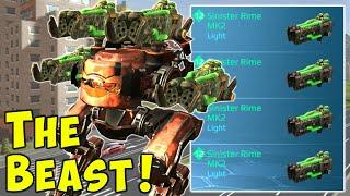 What A Beast! The RIME BLITZ Setup Mk2 Maxed - War Robots Gameplay WR