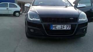 Dectane Dayline LED Scheinwerfer Opel Astra H SCHWARZ